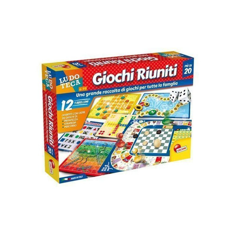 LUDOTECA GIOCHI RIUNITI PIU' DI 20 EAN 8008324089154 INGROSSO GIOCHI DI SOCIETA