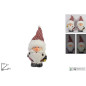 GNOMO CON CAPPELLO LANA ROSSO C/LUCI EAN 8053482124339 INGROSSO PUPAZZI E GNOMI NATALIZI