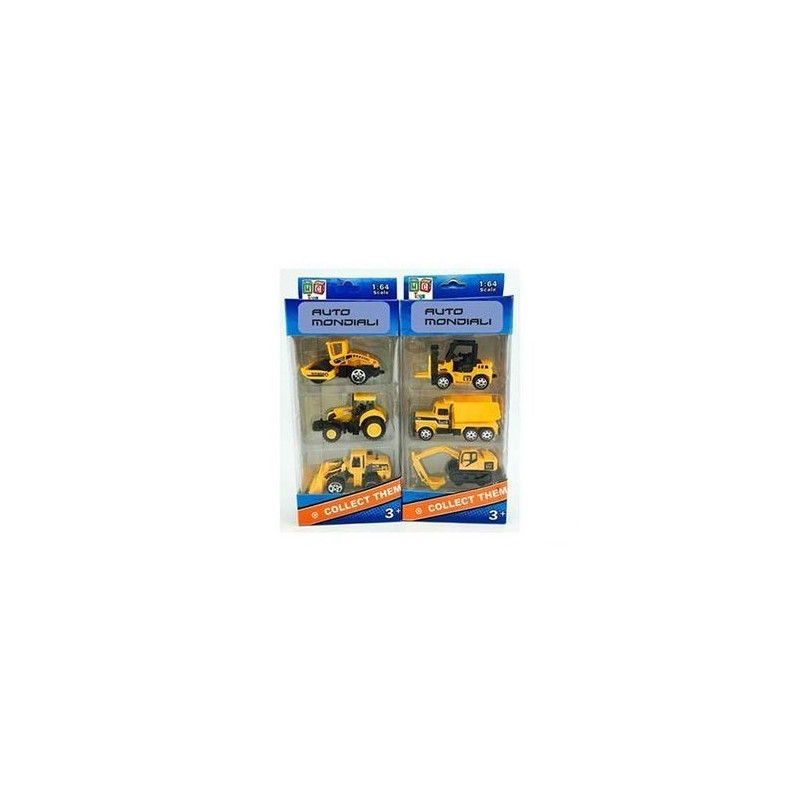 DIE CAST 3PZ MEZZI TERRA EAN 8032780710406 INGROSSO MODELLINI AUTO