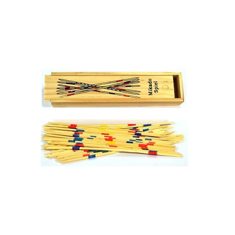 MIKADO IN LEGNO C/ISTRUZ. ITALIANO EAN 8057438028832 INGROSSO GIOCHI DI SOCIETA