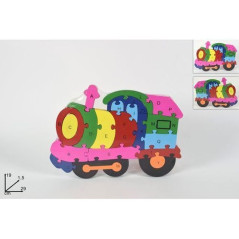 INGROSSO PUZZLE LEGNO GIOCO ITER