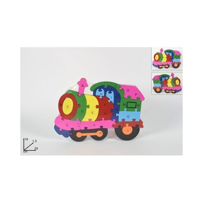 PUZZLE LEGNO GIOCO ITERATTIVO TRENO EAN 8034048461440 INGROSSO GIOCHI IN LEGNO