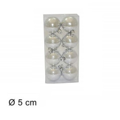 INGROSSO PALLINE 5CM SET 8PZ SIL