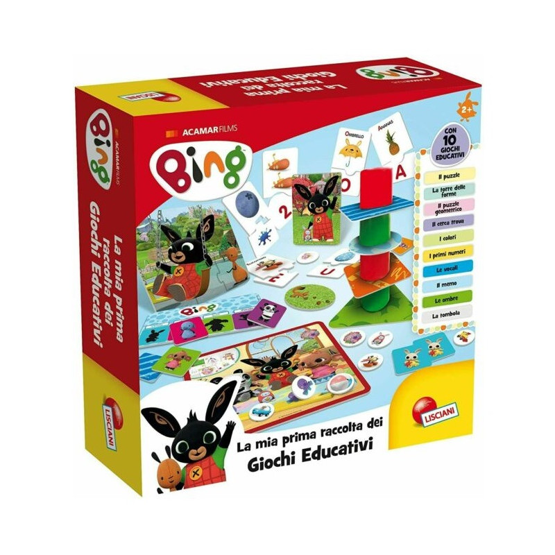 BING RACCOLTA GIOCHI EDUCATIVI BABY EAN 8008324075867 INGROSSO GIOCHI DI SOCIETA