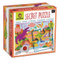 LUDATTICA SECRET PUZZLE I DINOSAURI EAN 8057158621863 INGROSSO GIOCHI CREATIVI