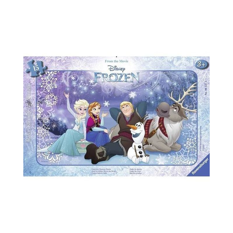PUZZLE 15 PZ CORNICE FROZEN +3 ANNI EAN 4005556061273 INGROSSO PUZZLE CLASSICI