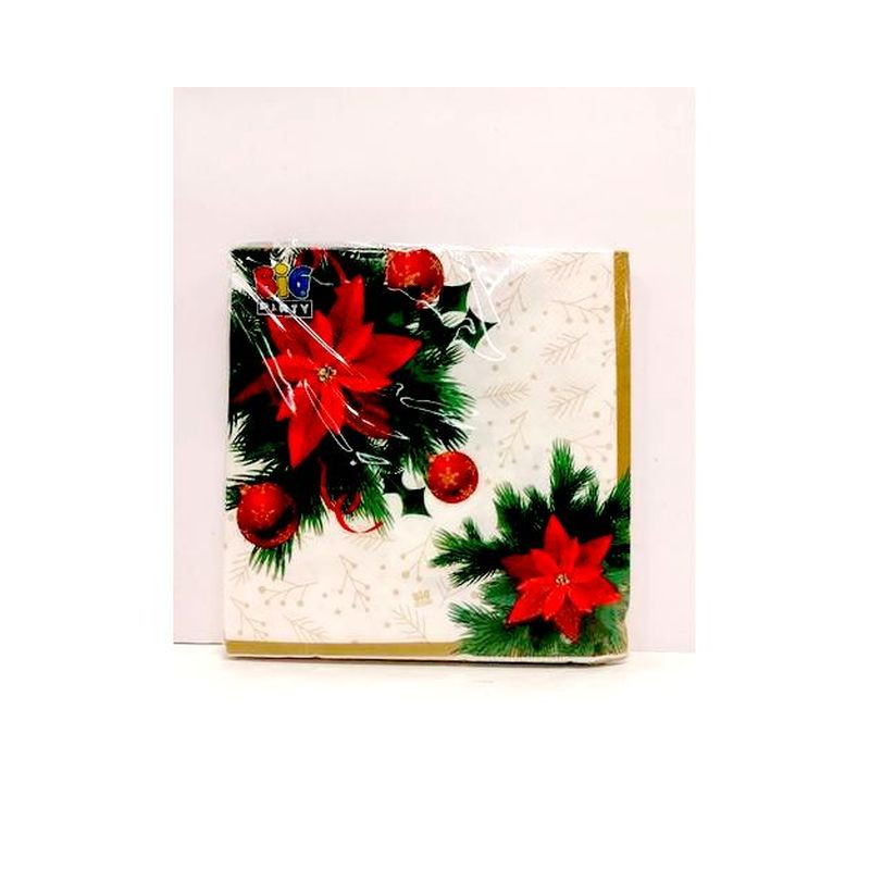 TOVAGLIOLI 33X33 PZ.20 CHRISTMAS MOOD EAN 8020834304565 INGROSSO TOVAGLIOLI NATALIZI