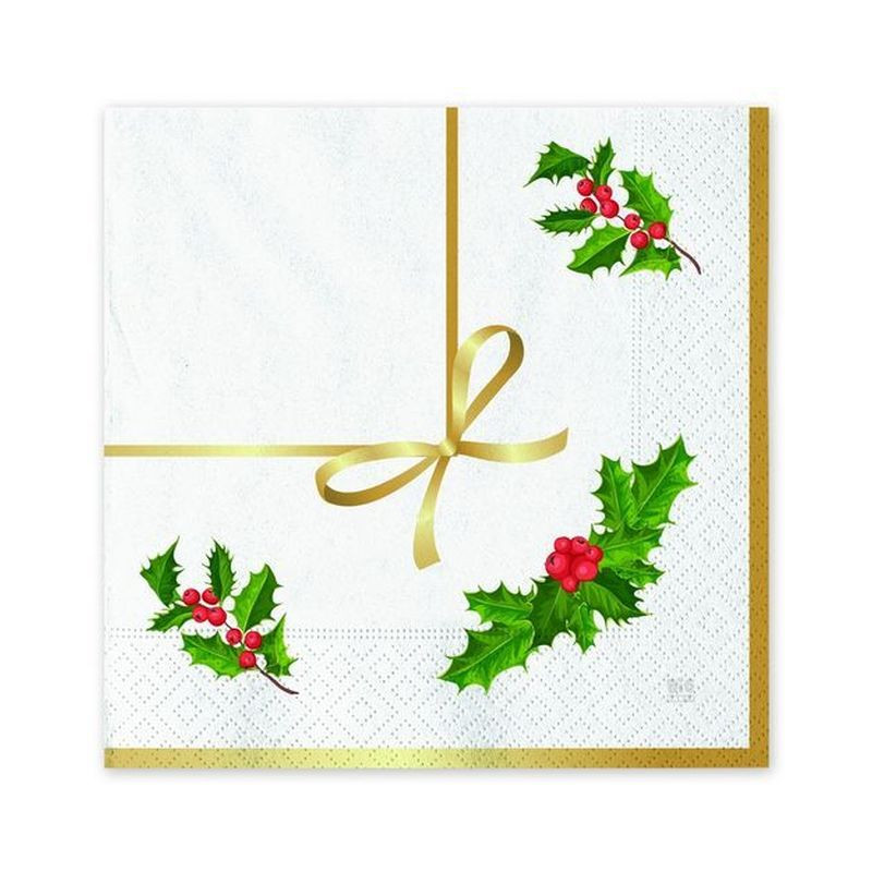 TOVAGLIOLI 33X33 PZ.20 CHRISTMAS CHIC EAN 8020834303797 INGROSSO TOVAGLIOLI NATALIZI