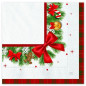TOVAGLIOLI 33X33 PZ.20 CHRISTMAS KILT EAN 8020834304008 INGROSSO TOVAGLIOLI NATALIZI