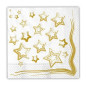TOVAGLIOLI CM.33X33 PZ.20 GOLDEN STAR EAN 8020834301557 INGROSSO TOVAGLIOLI NATALIZI