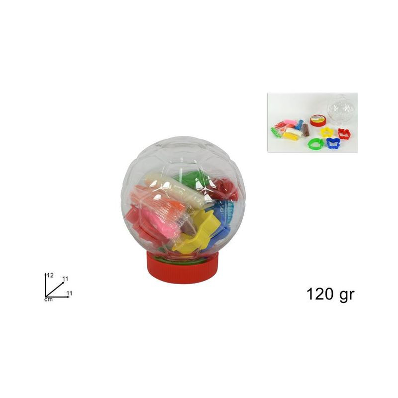 PLASTILINA 120 GR CONTENITORE PALLA EAN 8034048498507 INGROSSO PASTA PER MODELLARE DIDO