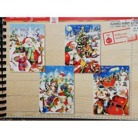INGROSSO CALENDARIO AVVENTO GLIT