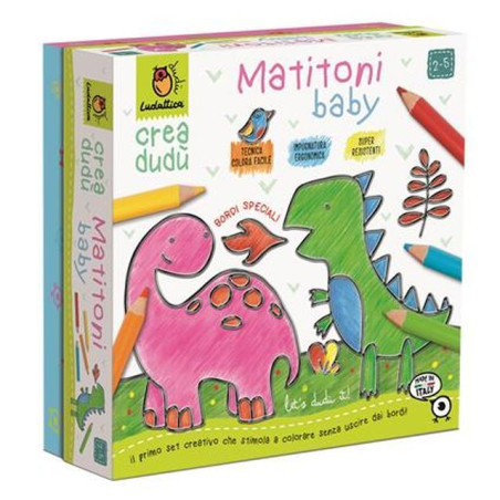 LUDATTICA CREA DUDU' - MATITONI BABY EAN 8057158621573 INGROSSO GIOCHI CREATIVI
