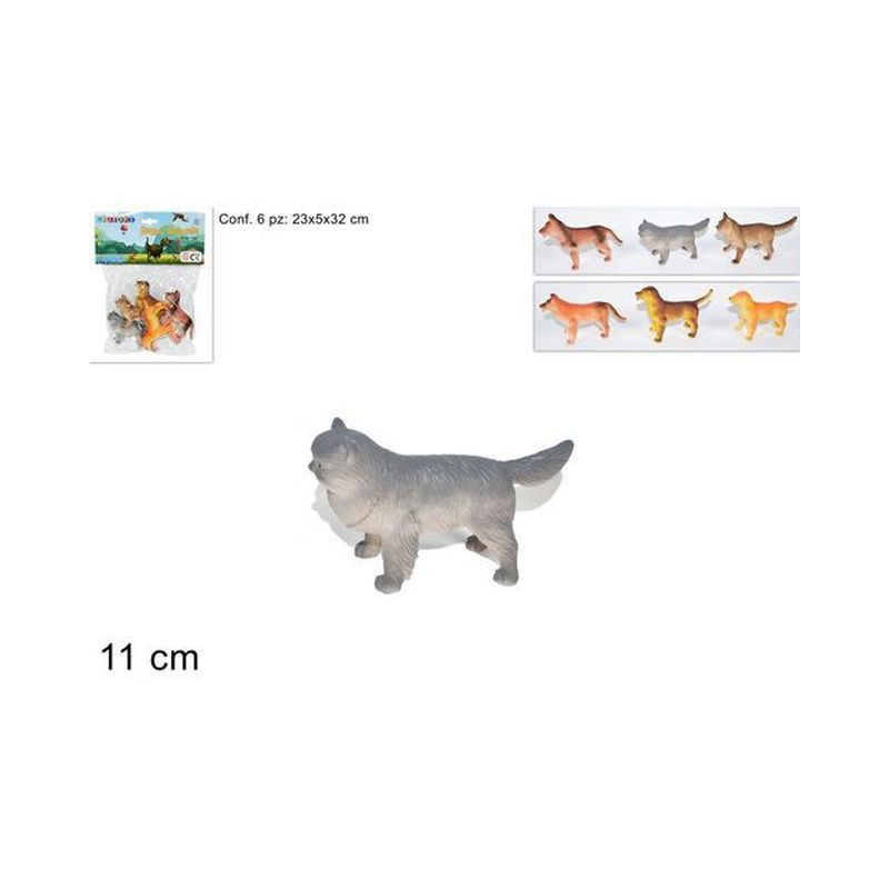 BUSTA 6 CANI/GATTI ASS MIS.3 PHC150306A1 6 EAN 8034048418765 INGROSSO BUSTE ANIMALI GIOCATTOLO