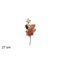 SPILLONE FIORE E BACCHE ROSA 27CM XY2020 -240 EAN 8053482096865 INGROSSO FIORI FINTI NATALIZI