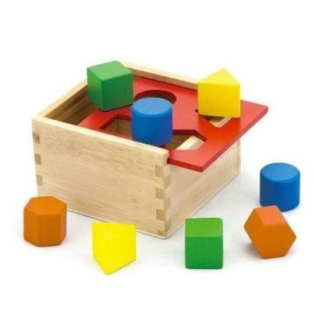 CUBO CERCAFORME IN LEGNO 8 BLOCCHI 13X13X8CM EAN 6934510508449 INGROSSO GIOCHI IN LEGNO