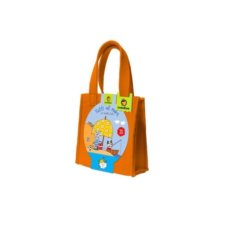 PUZZLE IN BORSETTA DI N. COSTA TUTTI AL MARE EAN 8008324081721 INGROSSO GIOCHI CREATIVI