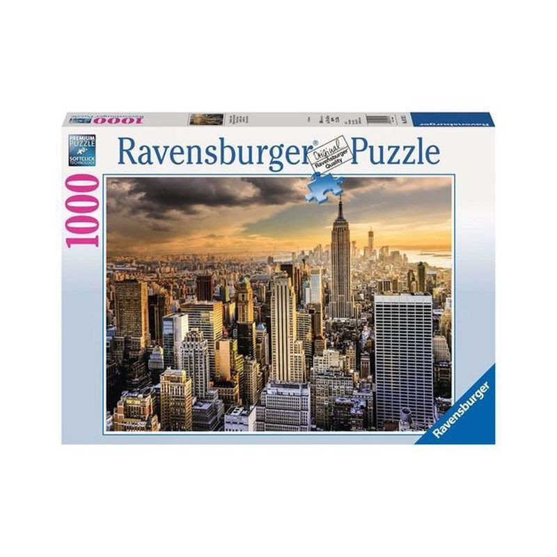PUZZLE PZ.1000 MAESTOSA NEW YORK RAVENSBURGER EAN 4005556197125 INGROSSO PUZZLE CLASSICI