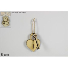 INGROSSO APPENDINI LEGNO C/CUORE