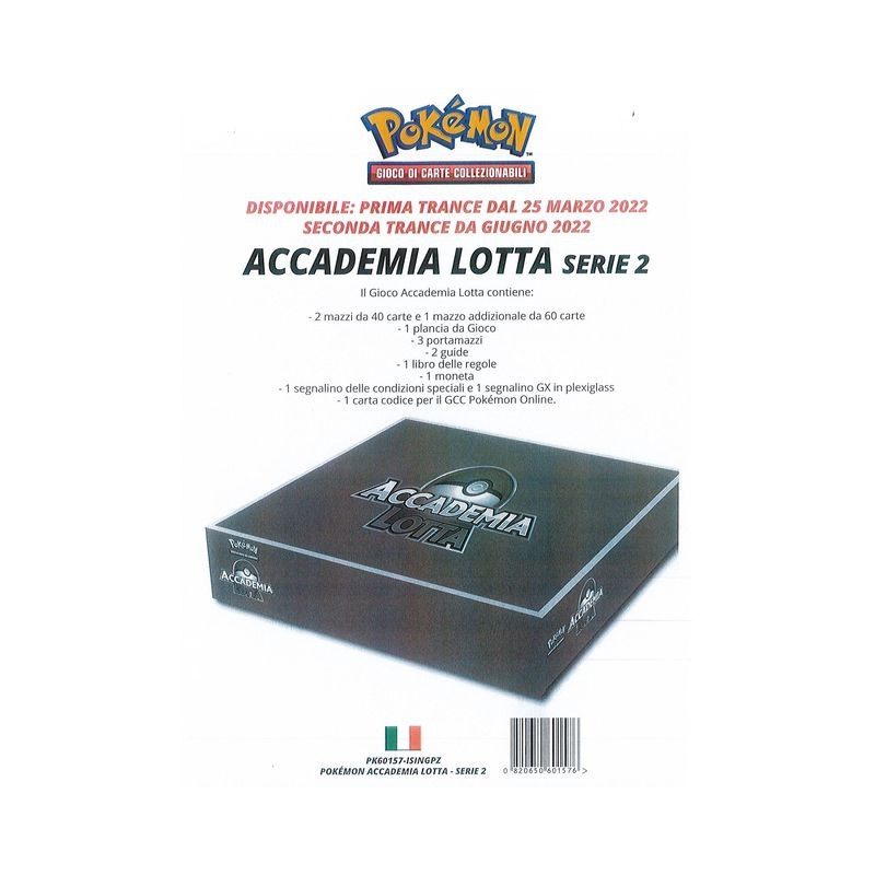 POKEMON ACCADEMIA LOTTA SERI 2 GIOCO IN SCATOLA EAN 0820650601576 INGROSSO SET PERSONAGGI CARTOON