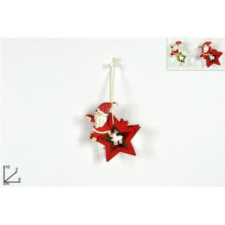 APPENDINO SELLA C/ BABBO NATALE 2 COL. B 11M-D180 EAN 8053482065168 INGROSSO APPENDINI NATALIZI