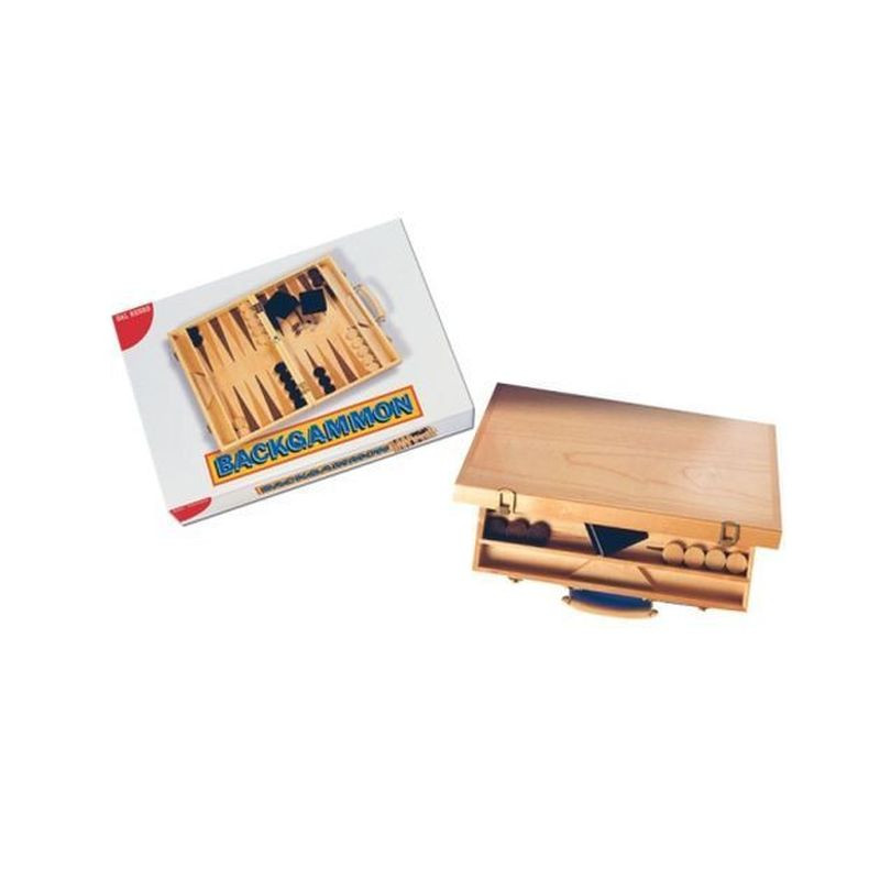 BACKGAMMON LEGNO 28X39.5X7CM +14ANNI 2 GIOCATORI EAN 8001097542697 INGROSSO GIOCHI IN LEGNO