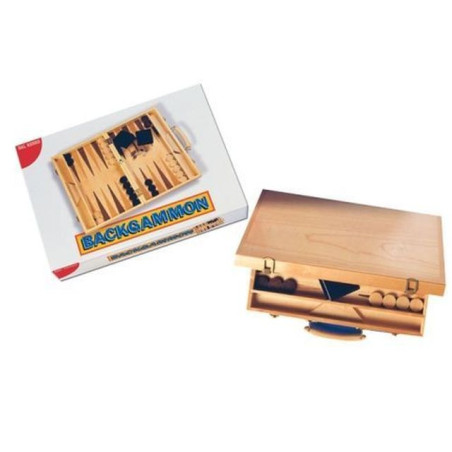 BACKGAMMON LEGNO 28X39.5X7CM +14ANNI 2 GIOCATORI EAN 8001097542697 INGROSSO GIOCHI IN LEGNO