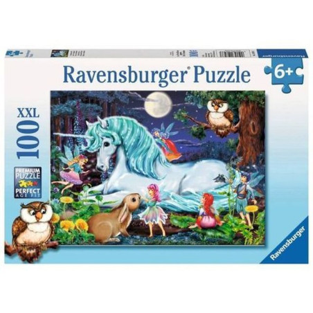 PUZZLE 100 PZ XXL UNICORNO FORESTA INCAN TATA +6 EAN 4005556107933 INGROSSO PUZZLE CLASSICI