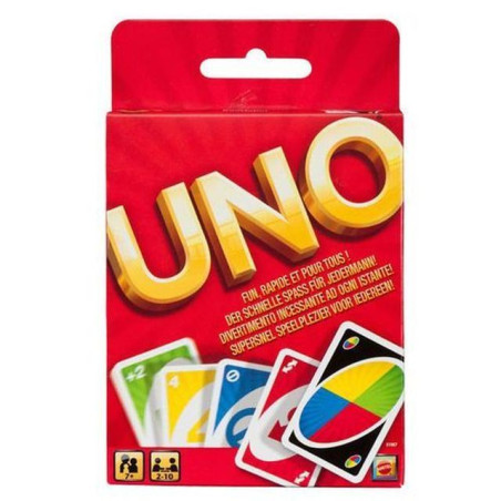 CARTE UNO MATTEL MADE IN CHINA - HS CODE:95044000 EAN 0746775333607 INGROSSO GIOCHI DI CARTE