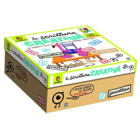 LUDATTICA GIOCO MONTESSORI LA SCRITTURA CREATTIVA EAN 8008324071524 INGROSSO GIOCHI CREATIVI