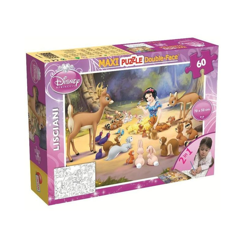 PUZZLE DF MAXI FLOR 60 SNOW WHITE CM.50X70 +3ANNI EAN 8008324046577 INGROSSO PUZZLE CLASSICI
