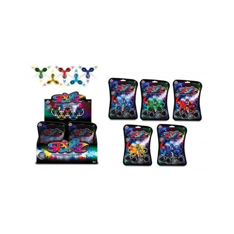 SPINZ TROTTOLE LUMINOSE C/GIOCHI DI LUCE 17X24X2CM EAN 8005124019206 INGROSSO GIOCHI DA EDICOLA