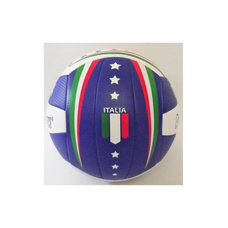 PALLONE BEACH VOLLEY ITALIA BLUE 2COL.AS AQUASPLASH EAN 8020808007119 INGROSSO PALLONI CALCIO E VOLLEY
