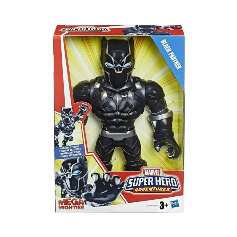 BLACK PANTER MEGA MARVEL SUPER HERO 25CM EAN 5010993597512 INGROSSO PERSONAGGI SUPEREROI MARVEL