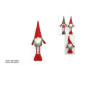 GNOMO DI NATALE GAMBE ESTENSIBILI 65CM 2 ASS S-ZL-02S EAN 8033113965227 INGROSSO PUPAZZI E GNOMI NATALIZI