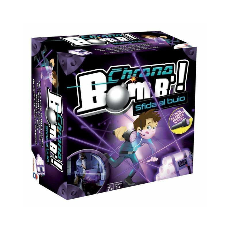 CHRONO BOMB SFIDA AL BUIO 27X27X11CM +7A 1+GIOCATORI EAN 8027679063701 INGROSSO GIOCHI DI SOCIETA
