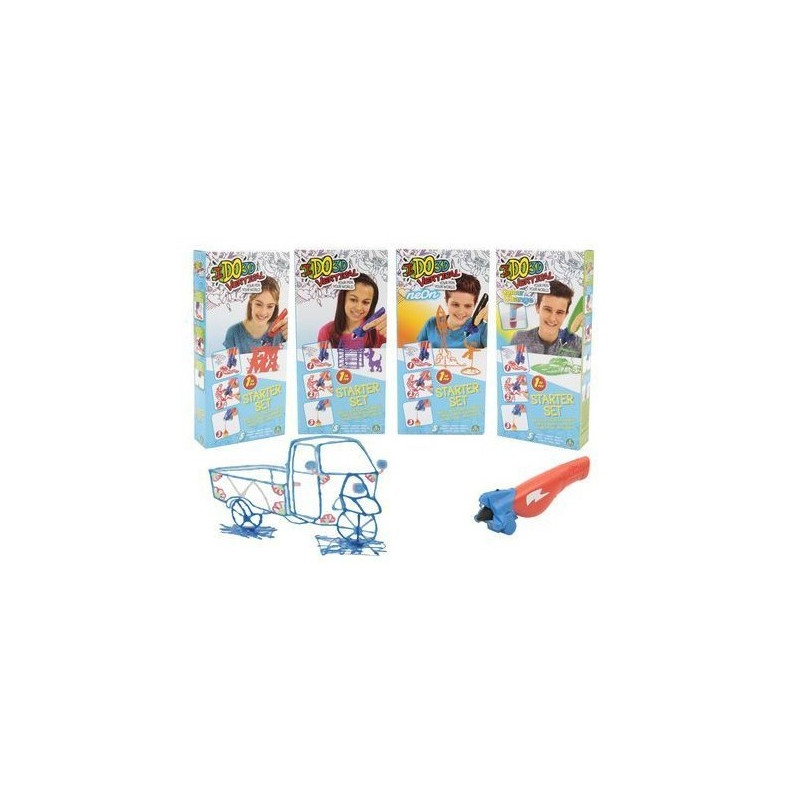IDO3D STARTER SET ASS.2 10.7X24X7CM 4 TEMI E 4 COLORI EAN 8056379038580 INGROSSO GIOCHI CREATIVI