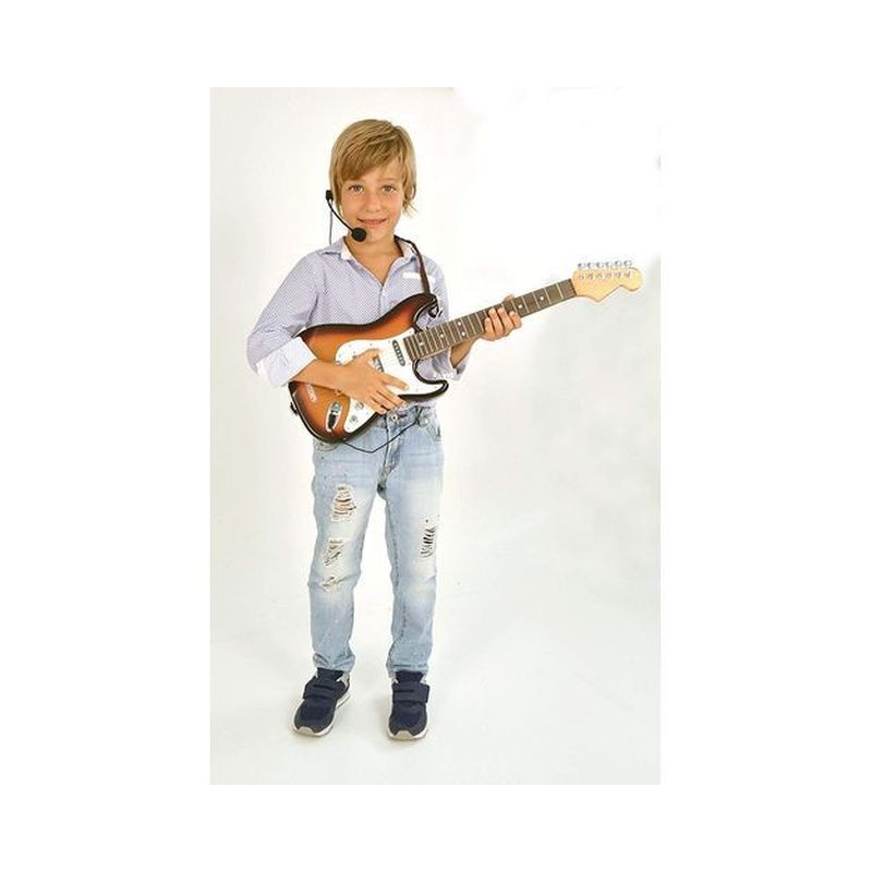CHITARRA ELETTRONICA C/MICROFONO E INGRESSO AUDIO MP3 EAN 0047663240848 INGROSSO CHITARRE E STRUMENTI A CORDA