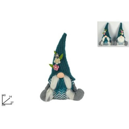 GNOMO DI NATALE SEDUTO 40CM 2ASS. VERDE OIL DUE-2020038AB EAN 8033113960581 INGROSSO PUPAZZI E GNOMI NATALIZI