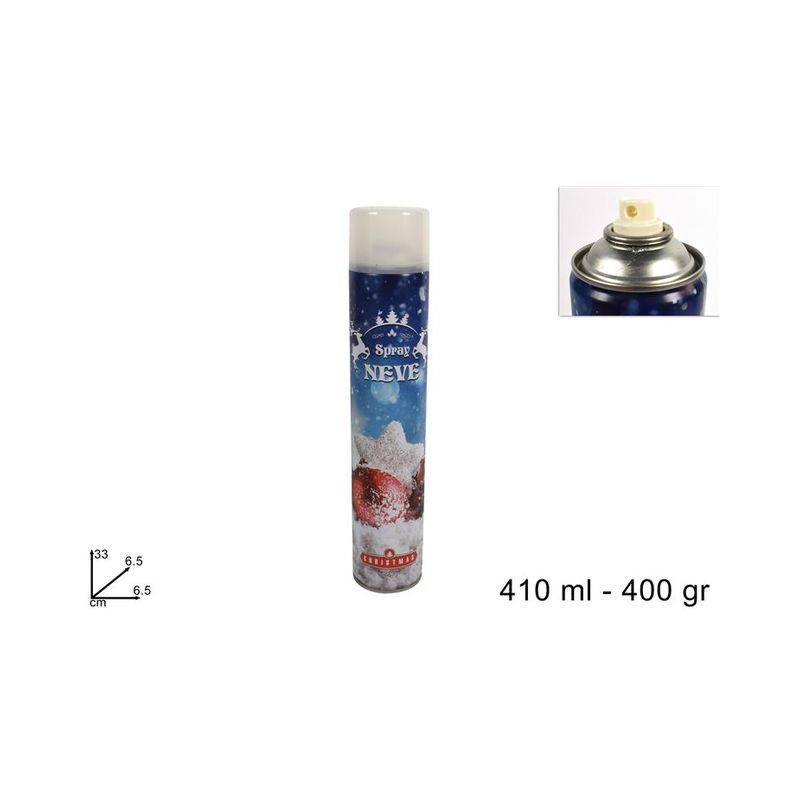 BOMBOLETTA NEVE DECORAZ FINESTRE 410ML EAN 8053482037042 INGROSSO BOMBOLETTE SPRAY NATALIZIE