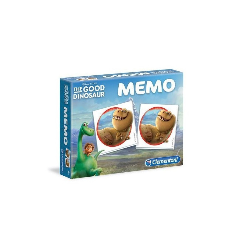 MEMO THE GOOD DINOSAUR 4.7X21X21CM 4+A 80 CARTE COLORATE EAN 8005125134458 INGROSSO GIOCHI DI CARTE
