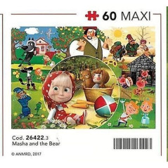 INGROSSO PUZZLE 60PZ MAXI MASHA'