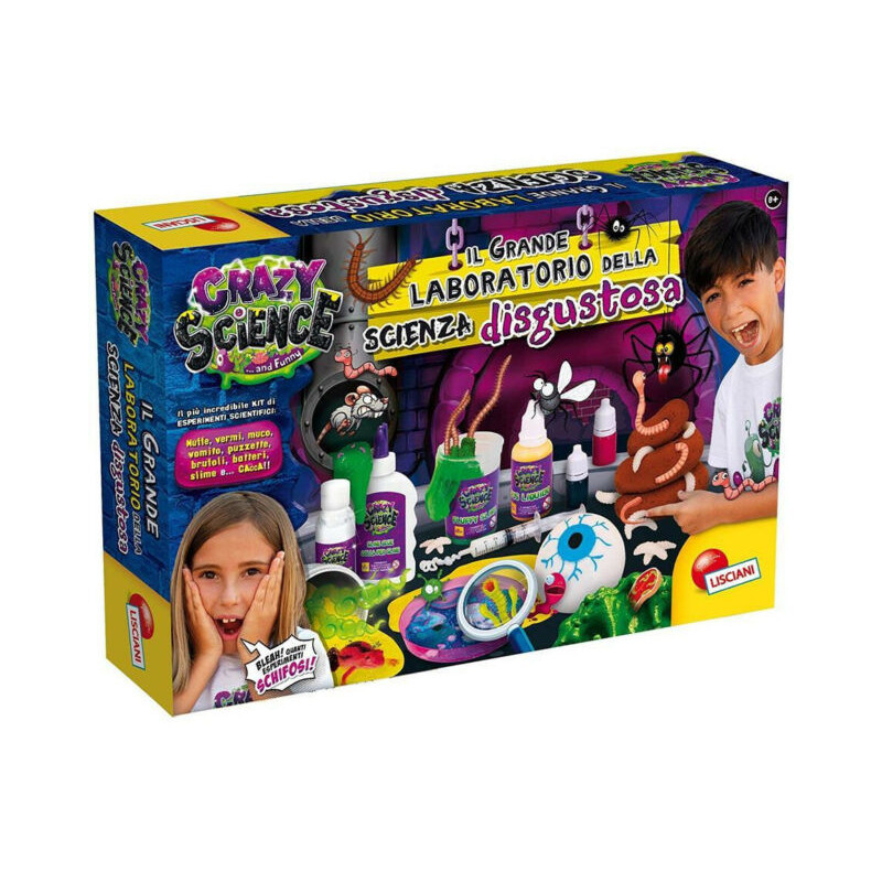 CRAZY SCIENZE GRANDE LABORATORIO DELLA SCIENZA DISGUSTOSA EAN 8008324077250 INGROSSO GIOCHI CREATIVI