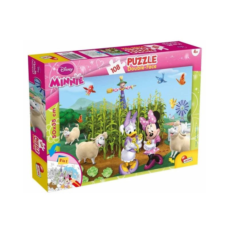 PUZZLE DF PLUS 108 MINNIE 28,5X24,5X3,5 LISCIANI - +4ANNI EAN 8008324047970 INGROSSO PUZZLE CLASSICI