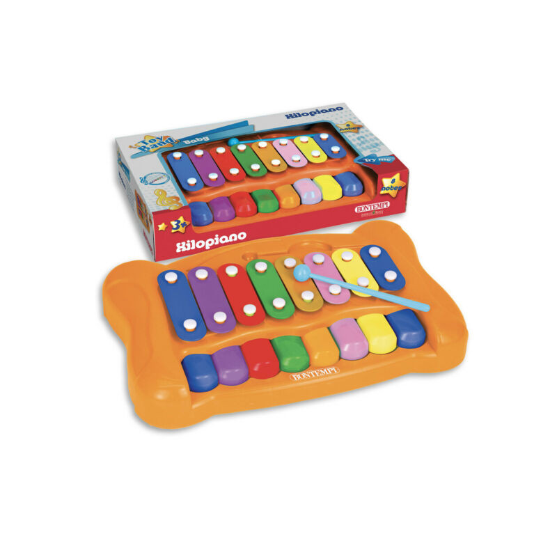 XILOPIANO CON 8 NOTE 55 0725 40X8.5X16CM +3ANNI - BONTEMPI EAN 0047663081533 INGROSSO PIANOLE E TASTIERE