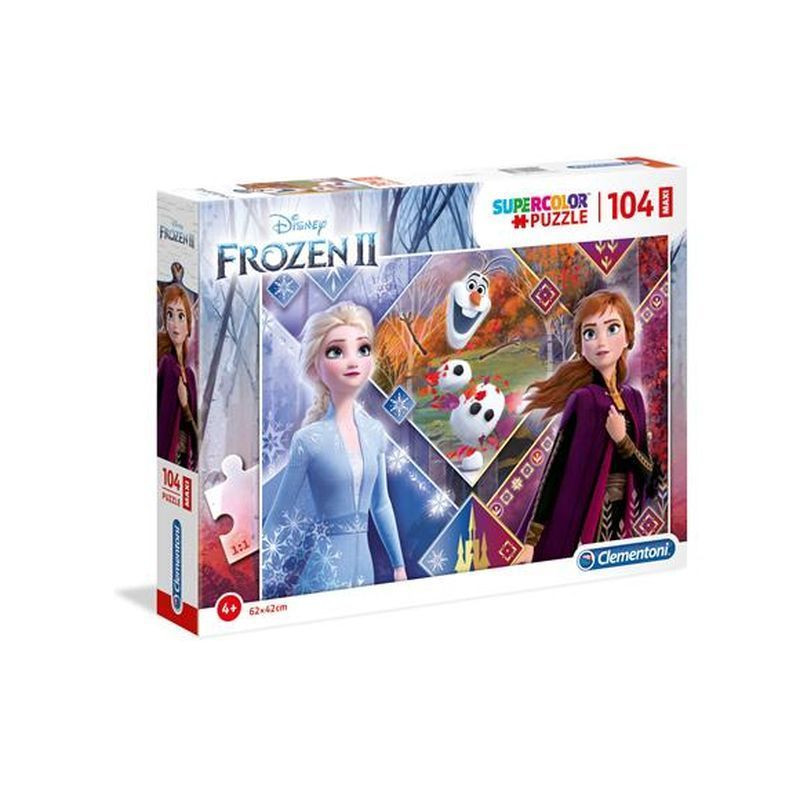 PUZZLE MAXI PZ.104 FROZEN 2 23739 SUPERCOLOR 6X39,6X27,8CM EAN 8005125237395 INGROSSO PUZZLE CLASSICI
