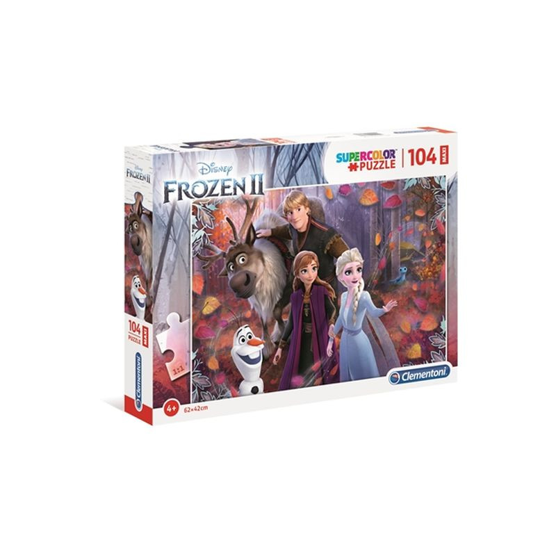 PUZZLE MAXI PZ.104 FROZEN 2 23738 SUPERCOLOR 6X39,6X27,8CM EAN 8005125237388 INGROSSO PUZZLE CLASSICI