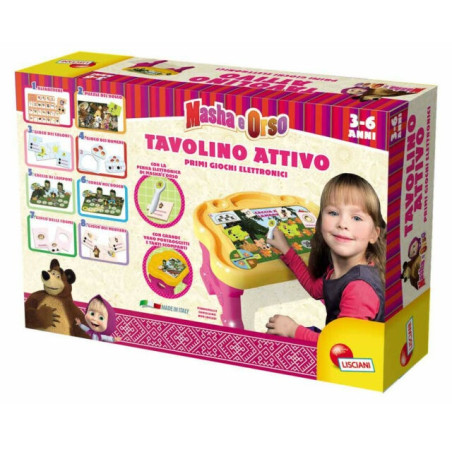 MASHA E ORSO TAVOLINO ATTIVO 3/6ANNI 57.6X39X13.4CM 8GIOCHI EAN 8008324049516 INGROSSO GIOCHI CREATIVI