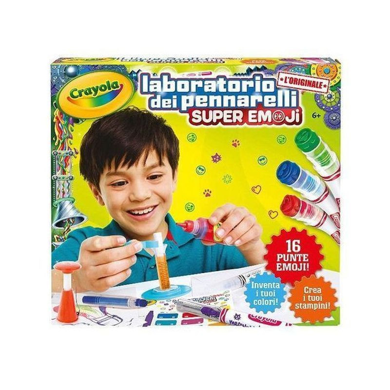 LABORATORIO DEI PENNARELLI SUPER EMOJI 30.5X6X28.5CM +6ANNI EAN 0071662072100 INGROSSO GIOCHI CREATIVI