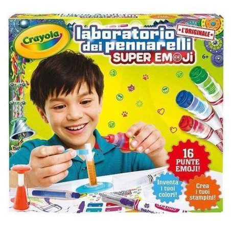 LABORATORIO DEI PENNARELLI SUPER EMOJI 30.5X6X28.5CM +6ANNI EAN 0071662072100 INGROSSO GIOCHI CREATIVI